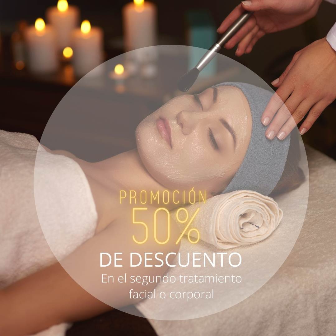 Beauty Promo 50% de descuento en el segundo tratamiento