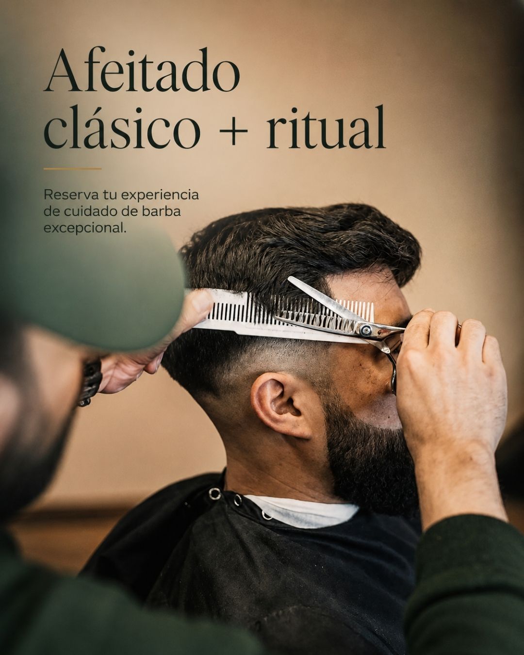 Afeitado clásico + ritual