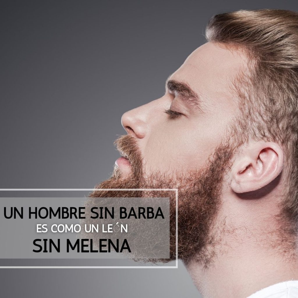 Un hombre sin barba...