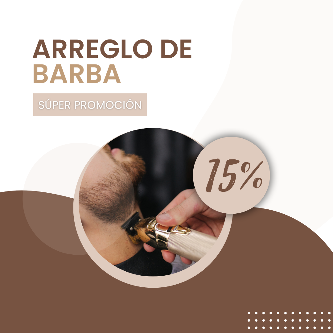 Promoción arreglo de barba