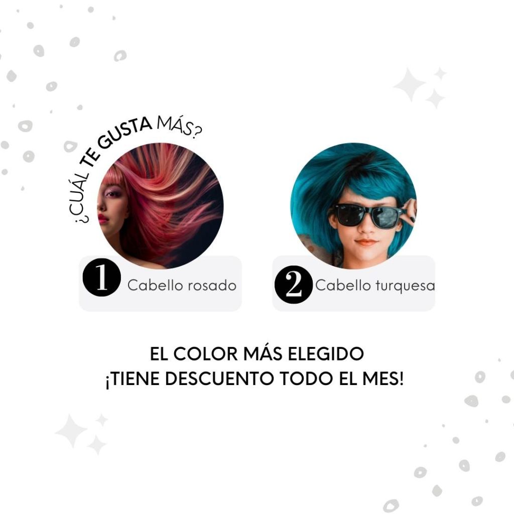 ¿Cabello rosado o turquesa? ¿Cuál gana?