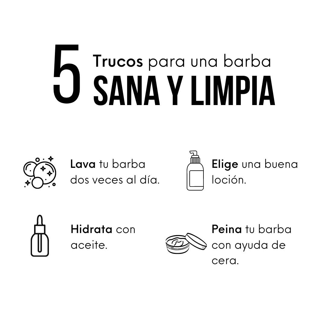 5 trucos para una barba limpia y sana