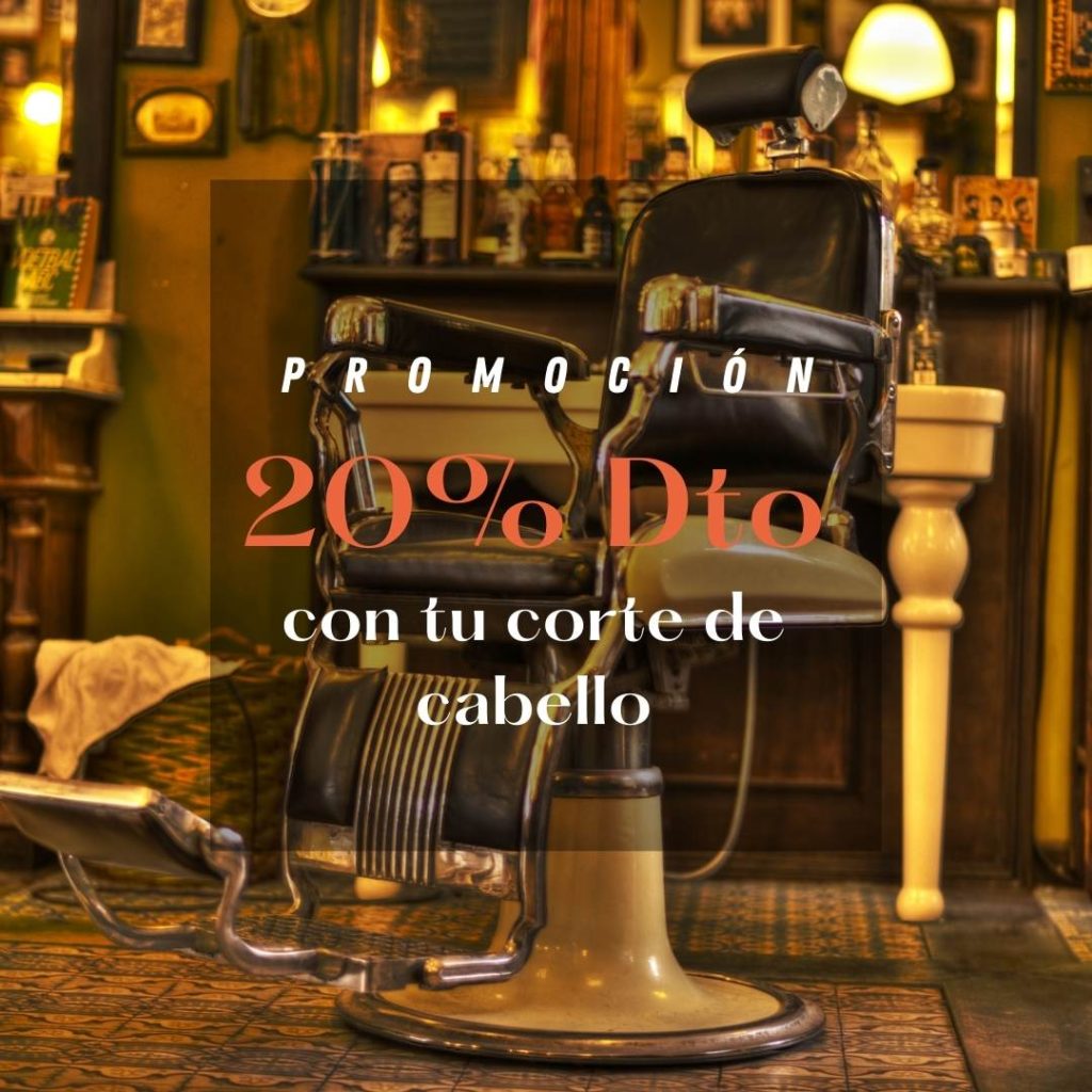 Promo Marzo 20% de descuento corte cabello