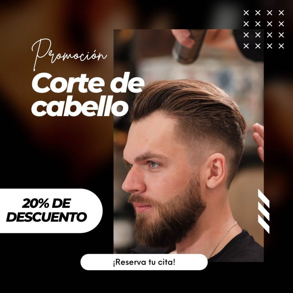 20% de descuento en corte de cabello