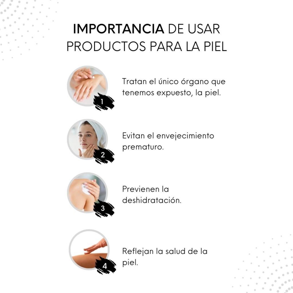 Importancia de usar productos para la piel