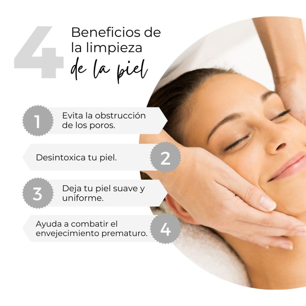 4 Beneficios de la limpieza de la piel