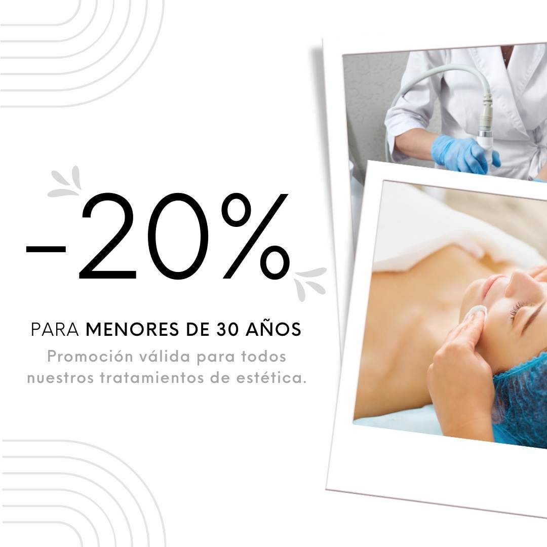 20% de descuento si tienes menos de 30 años