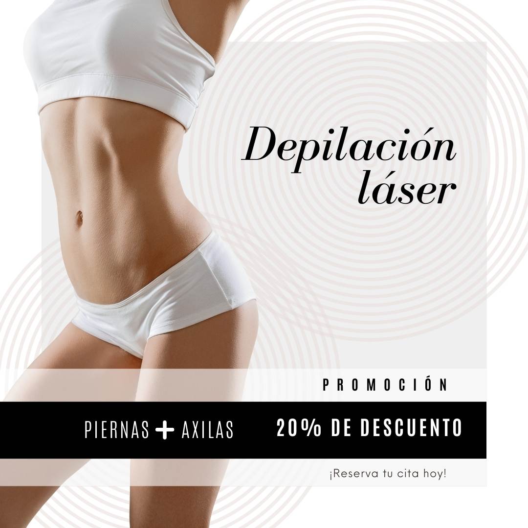 Depilación láser 20% OFF