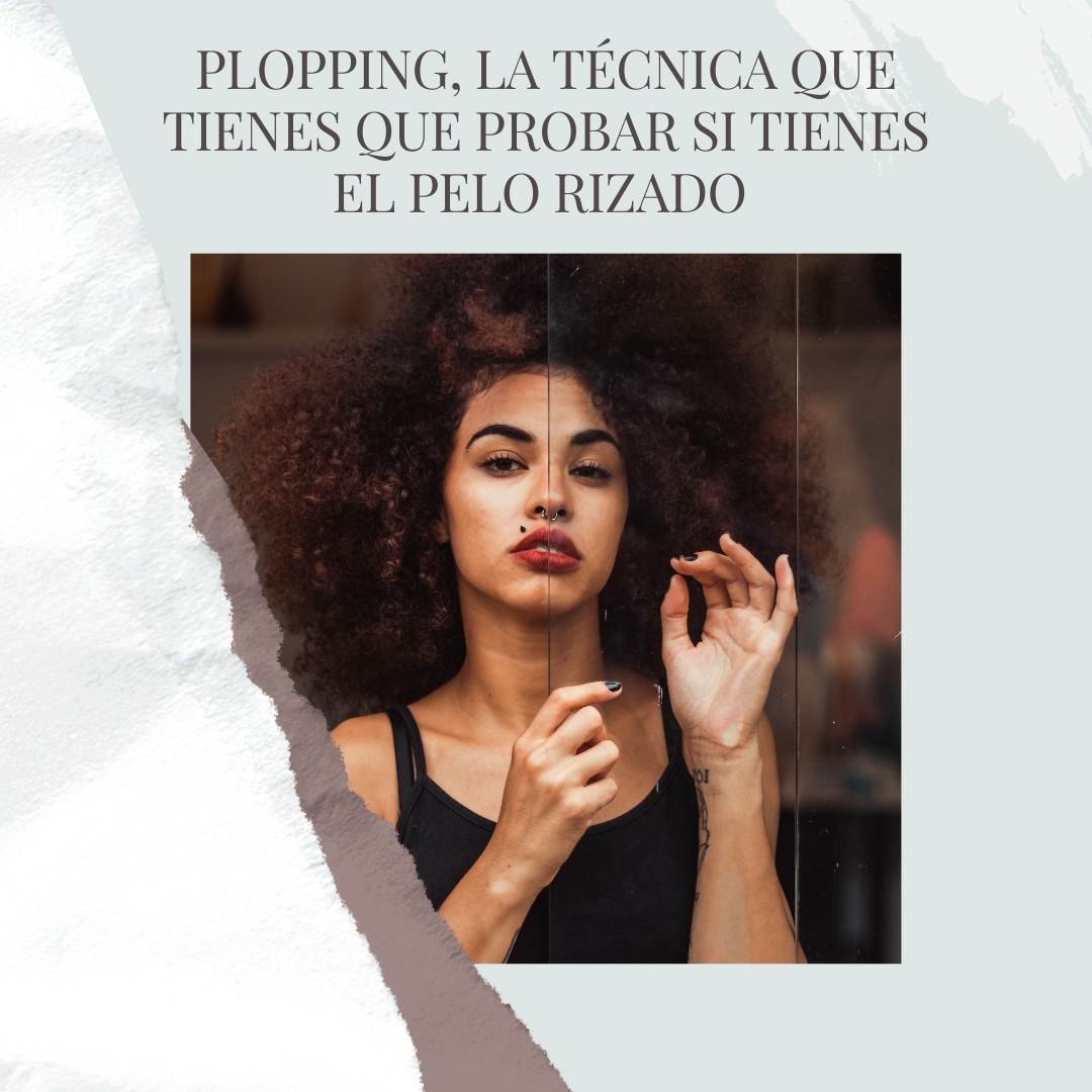 Plopping para cabello rizado y ondulado