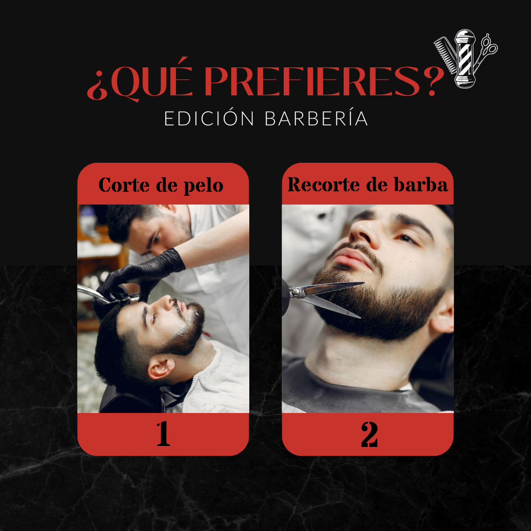 Tu Momento, Tu Elección: Corte de Pelo vs. Recorte de Barba