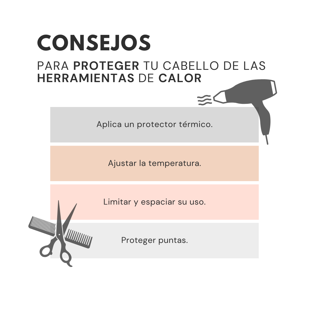 Protege tu cabello de las herramientas de calor