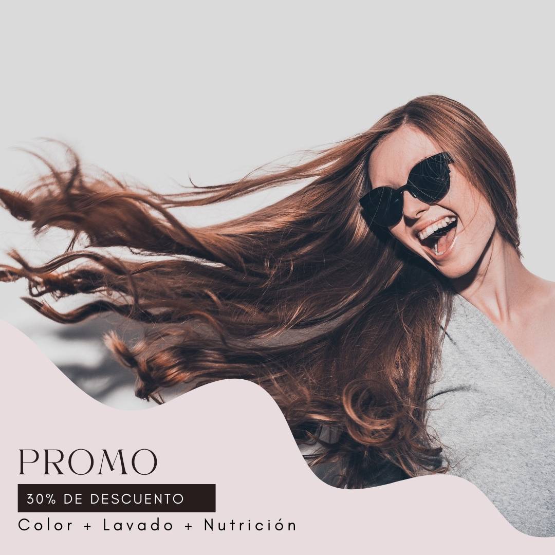 Promo 30% descuento en color lavado y nutrición