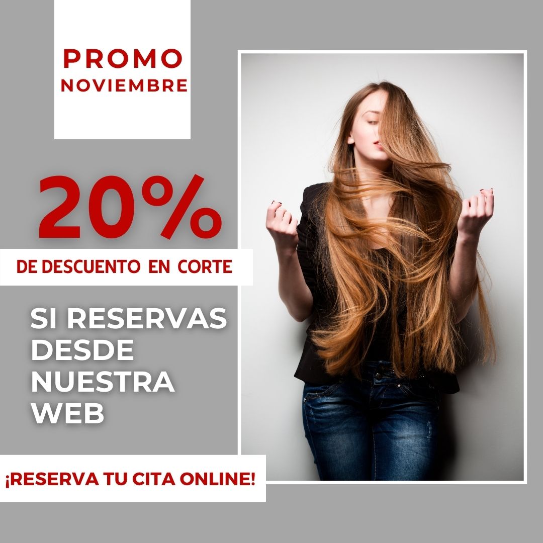 Promo Noviembre 20% de descuento en Corte de Cabello