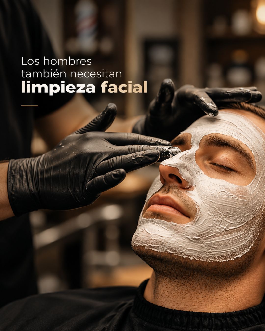 Limpieza facial masculina