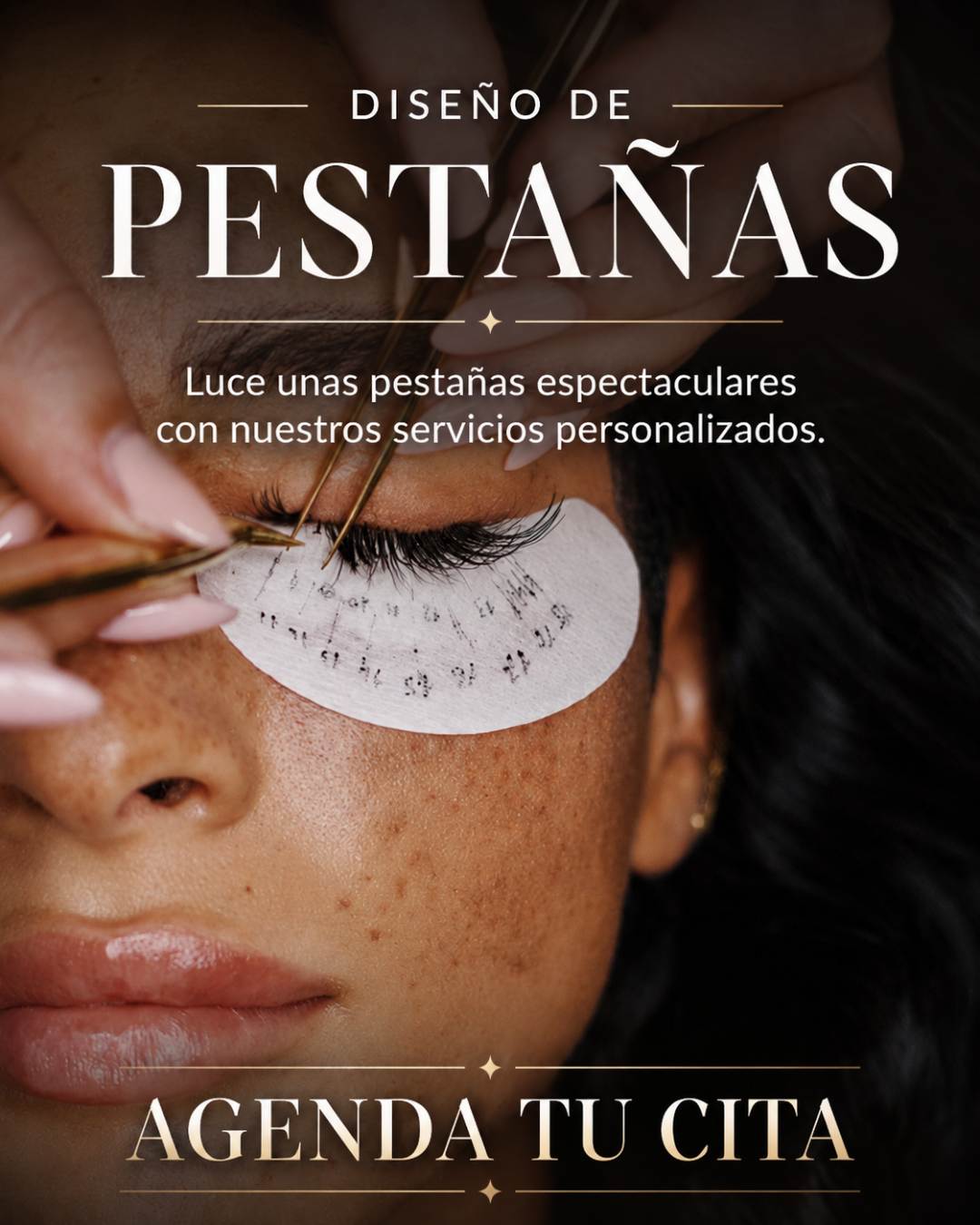 Luce unas pestañas espectaculares