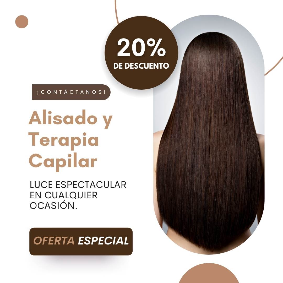 20% de descuento para ti y tu mejor amiga en alisado capilar