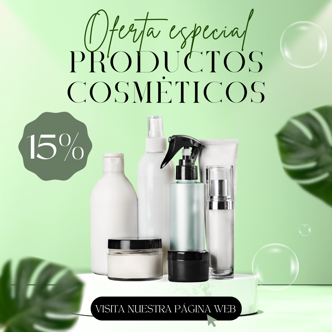 ¡Brilla con Nuestro Especial del Mes! 15% de Descuento en Cosméticos