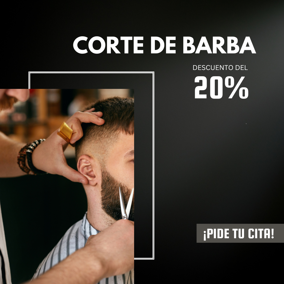 Corte de barba · 20% de descuento