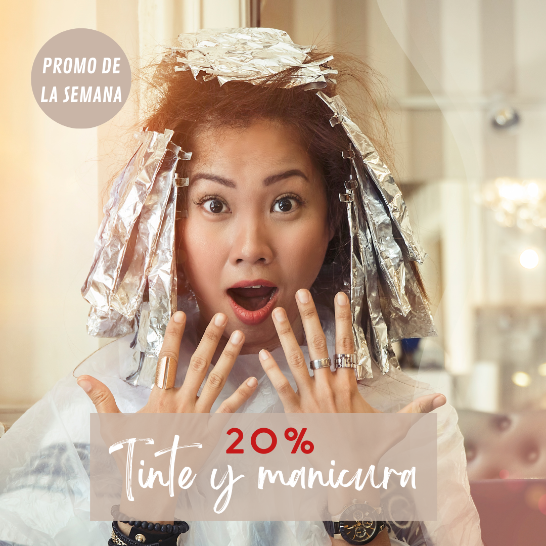 ¡Brilla de la Cabeza a los Pies! ¡Pack de Tinte y Manicura con un 20% de Descuento!