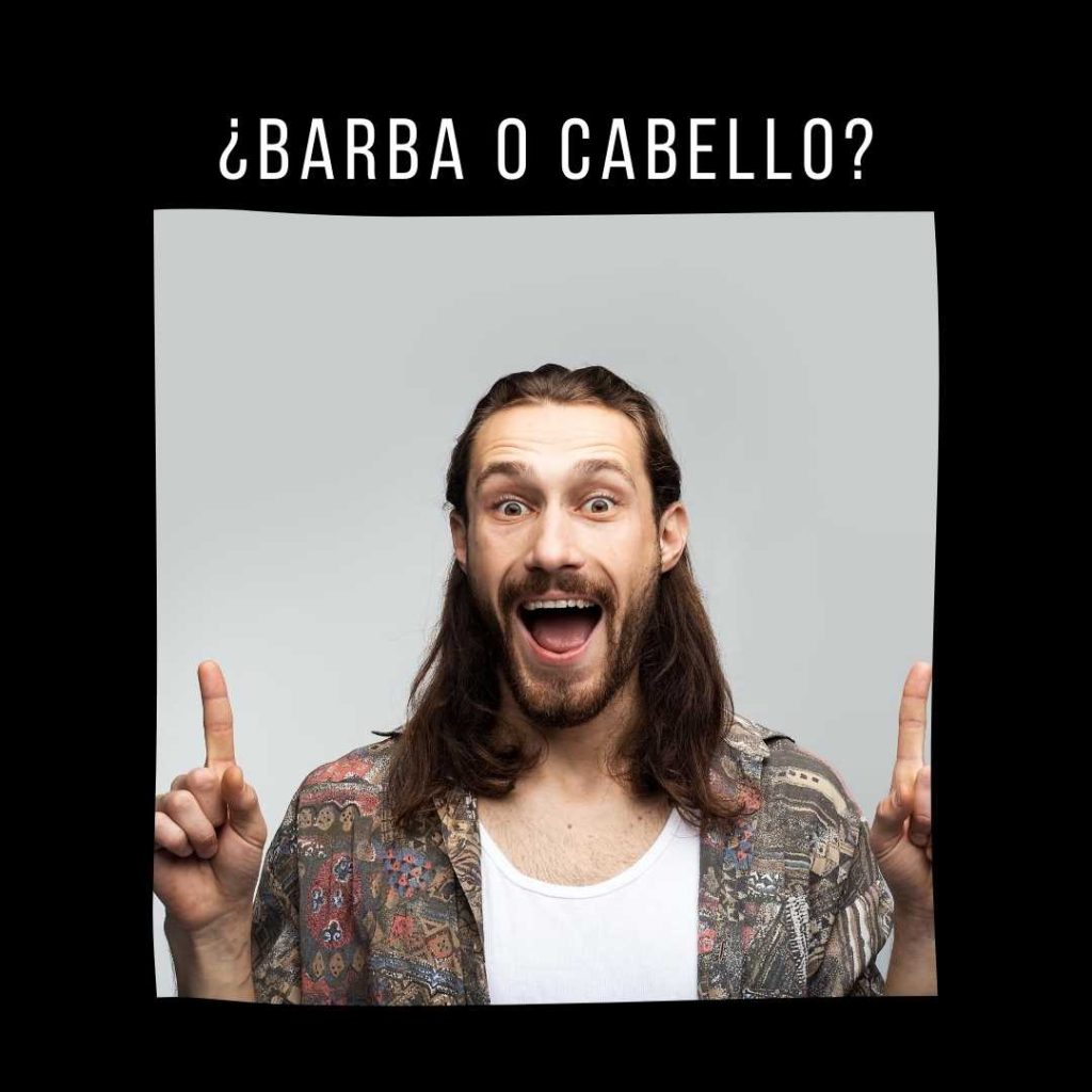 barba o cabello