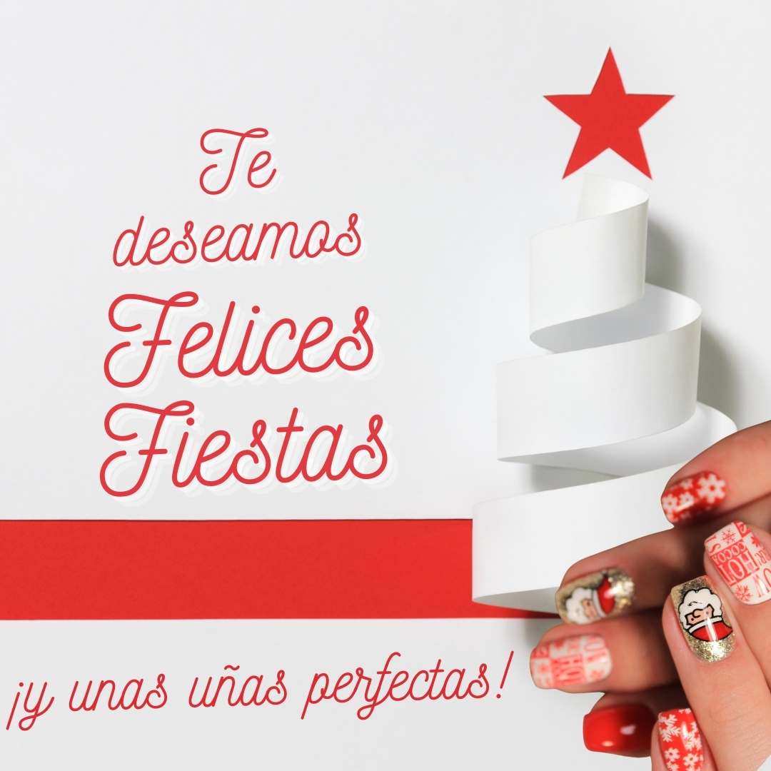 Felices fiestas y uñas perfectas