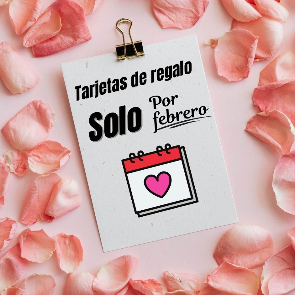 Tarjetas Regalo en el Mes del Amor