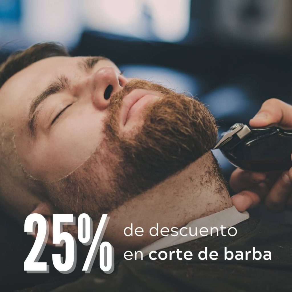 25% dto Arreglo de Barba Marzo
