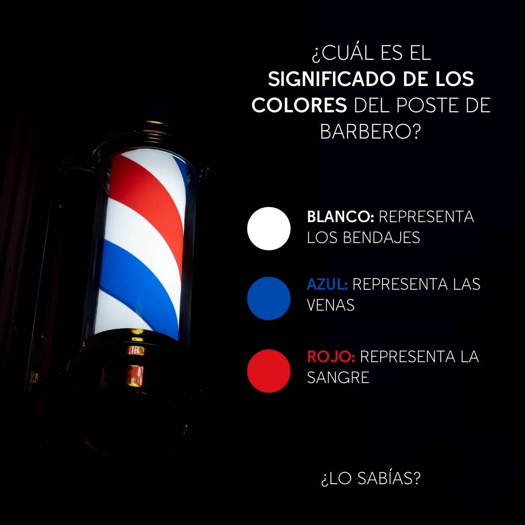 ¿Sabes el significado del icónico poste de barbero?