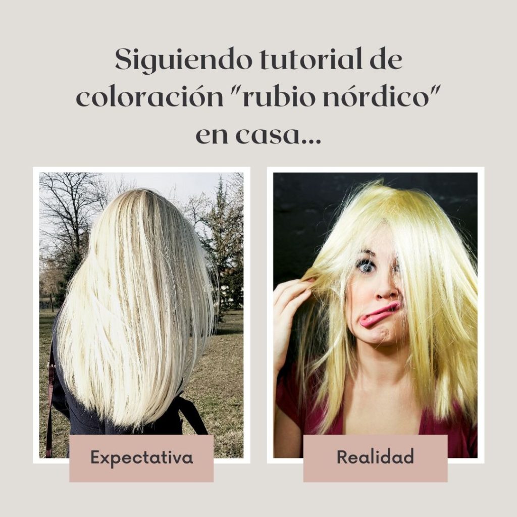 Expectativa vs Realidad "Rubio Nórdico"