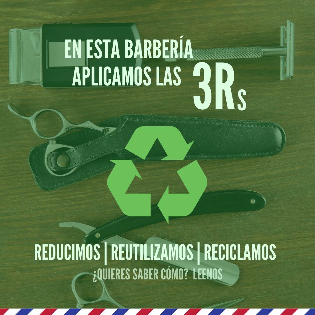 En esta barbería aplicamos las 3 erres