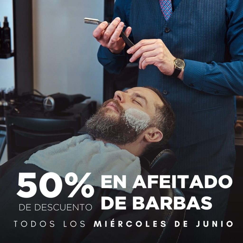 Miércoles 50% dto afeitados