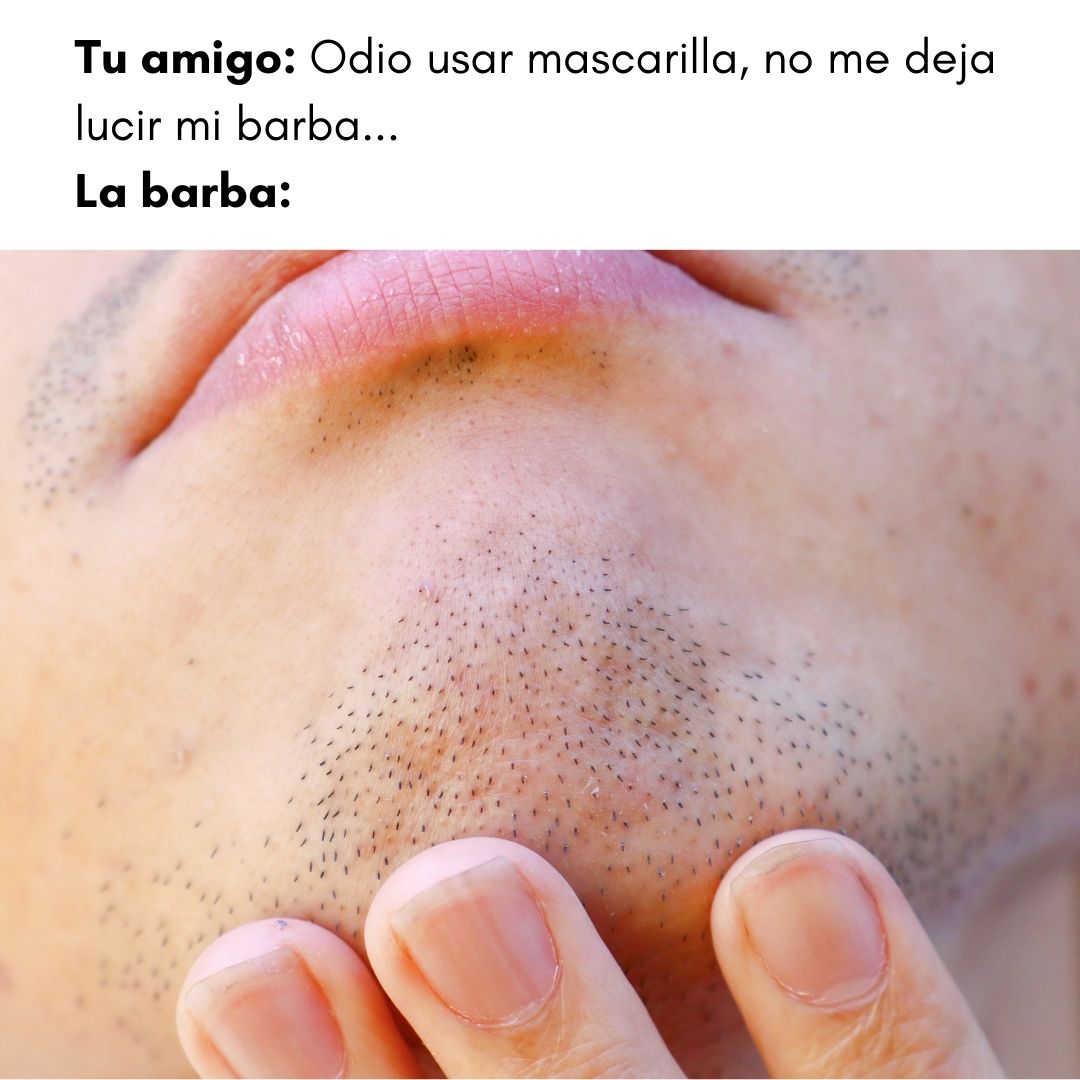 No puedo lucir mi barba…