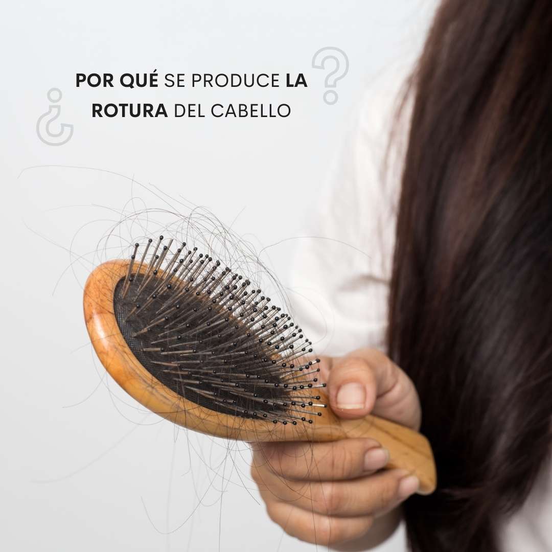 Por qué se produce la rotura del cabello