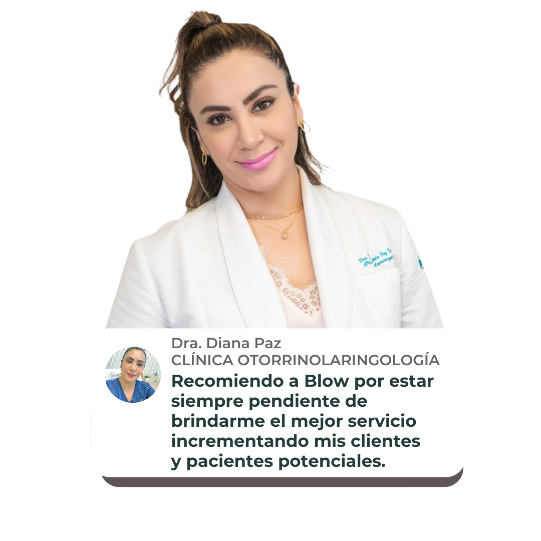 Blow Social Salon Dra. Diana Paz Clínica Otorrinolaringología