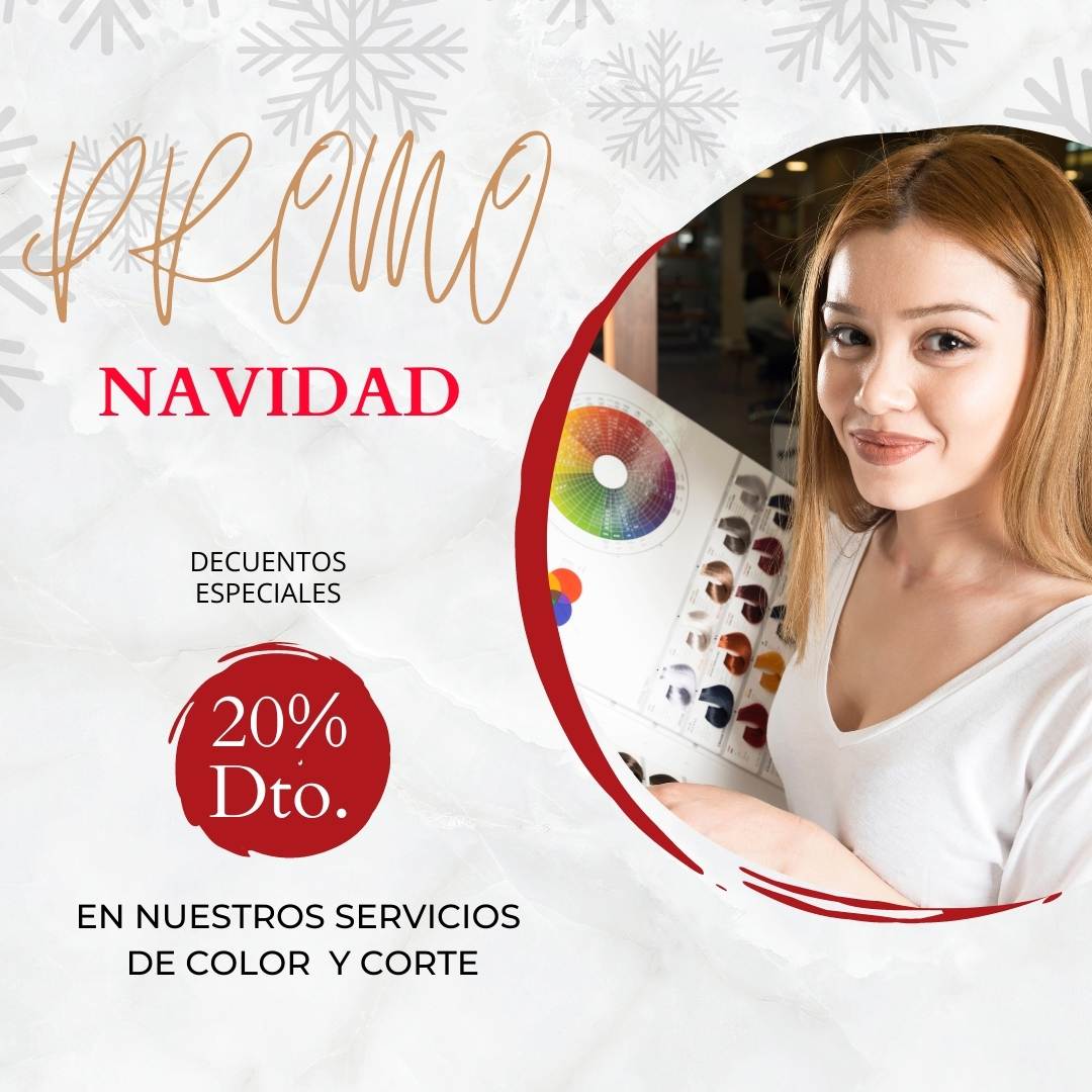 Superpromo navideña en corte y color