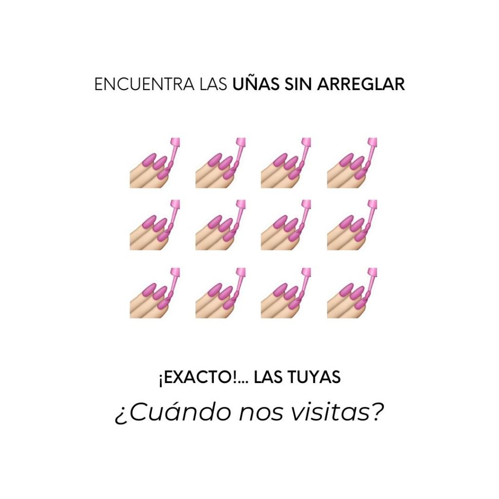 ¿Ves las uñas sin arreglar?