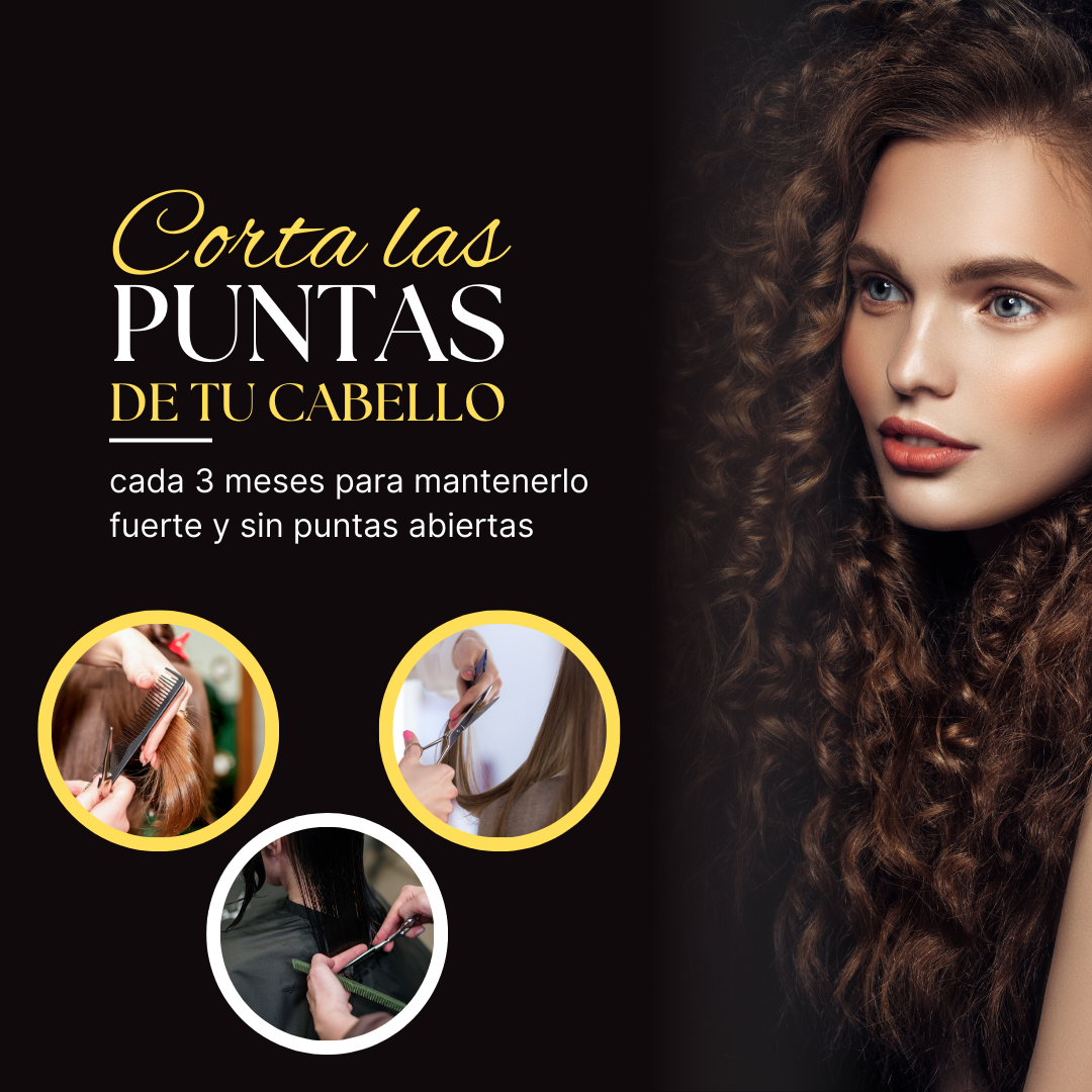 ¡Corte de puntas para el cabello!