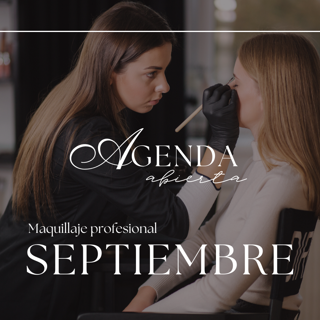 Agenda abierta de maquillaje Septiembre