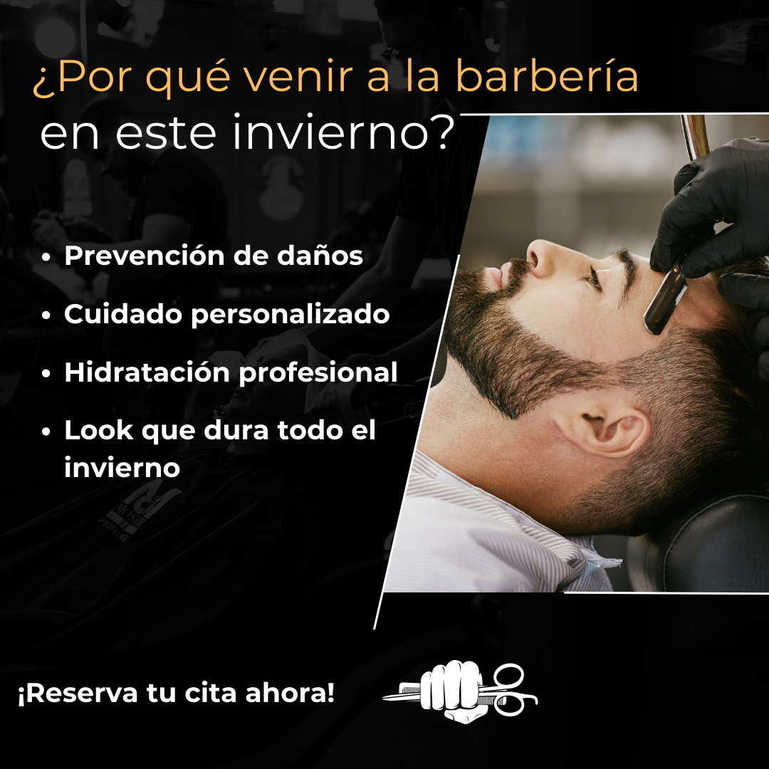 ¿Por que venir a la barberia en invierno?