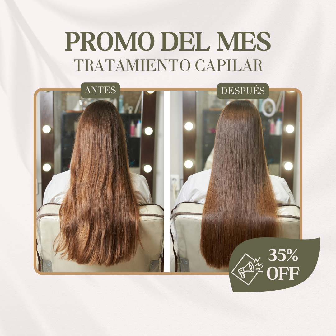 ¡35% de descuento en nuestro tratamiento capilar!