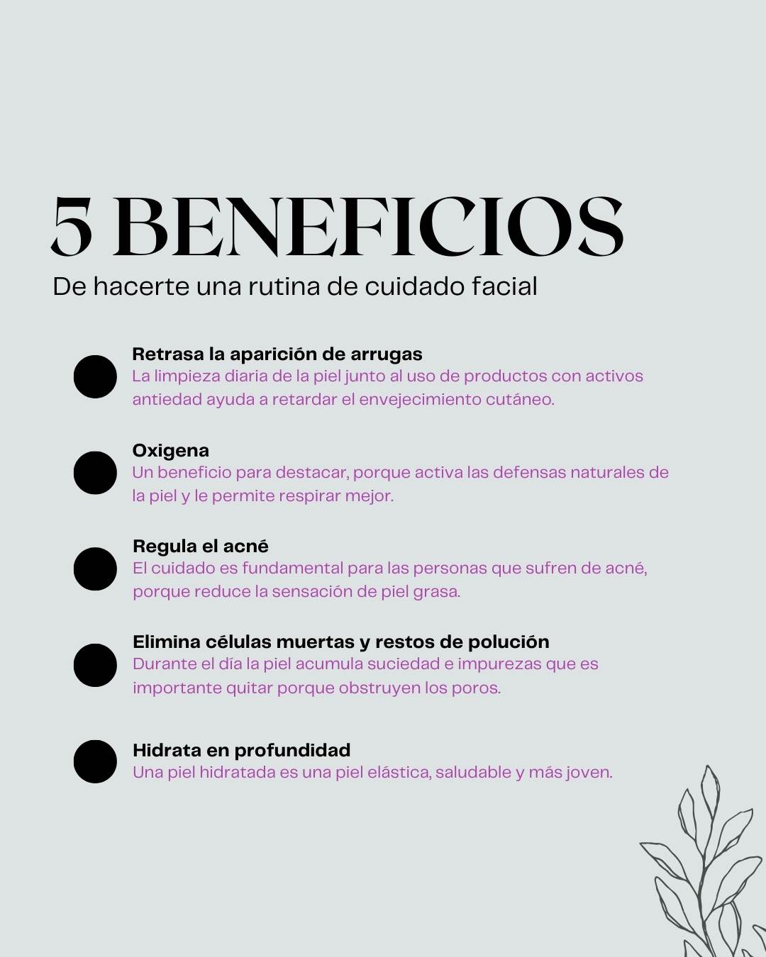 5 Beneficios de hacerte una rutina de cuidado facial