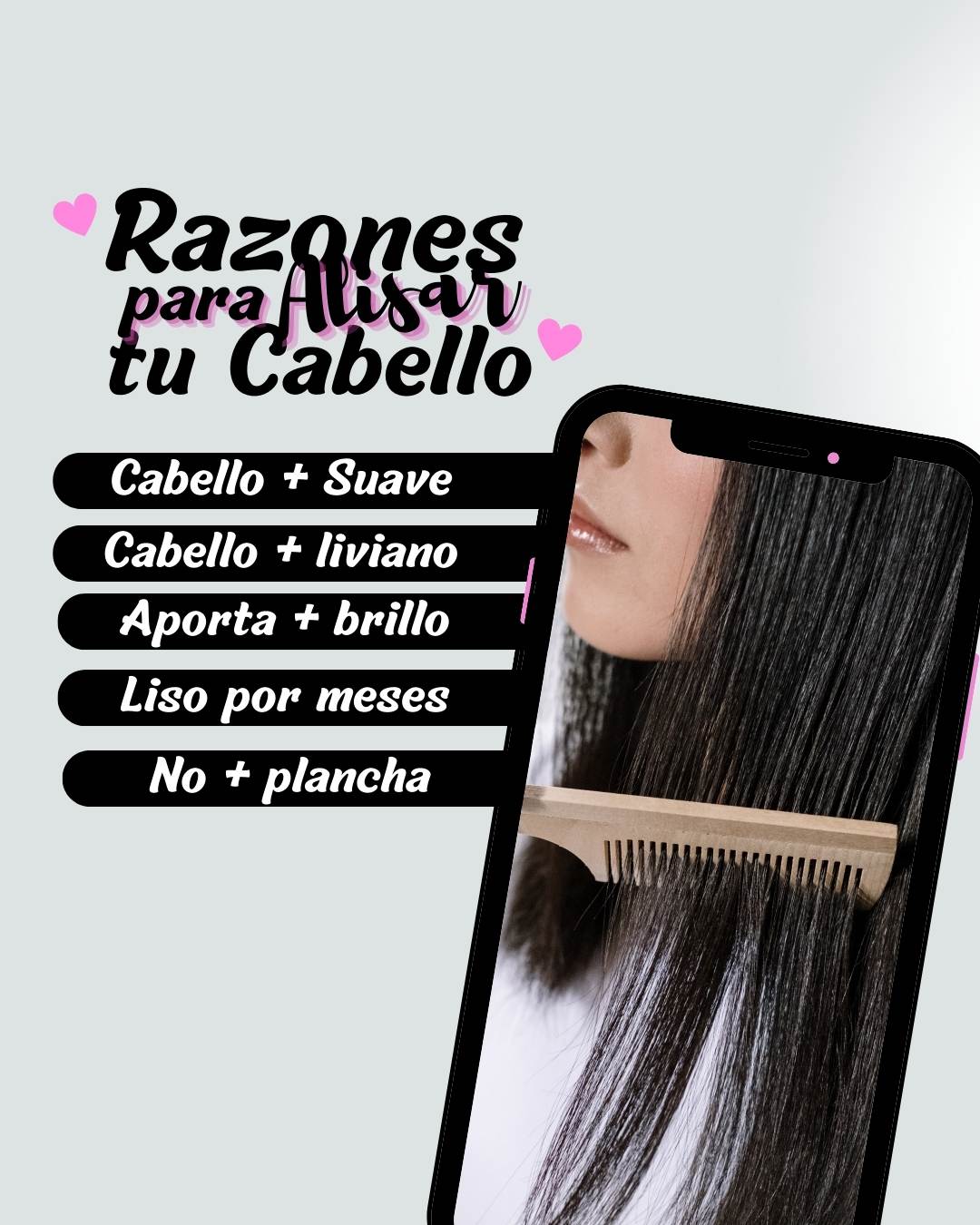 Razones para alisar tu cabello