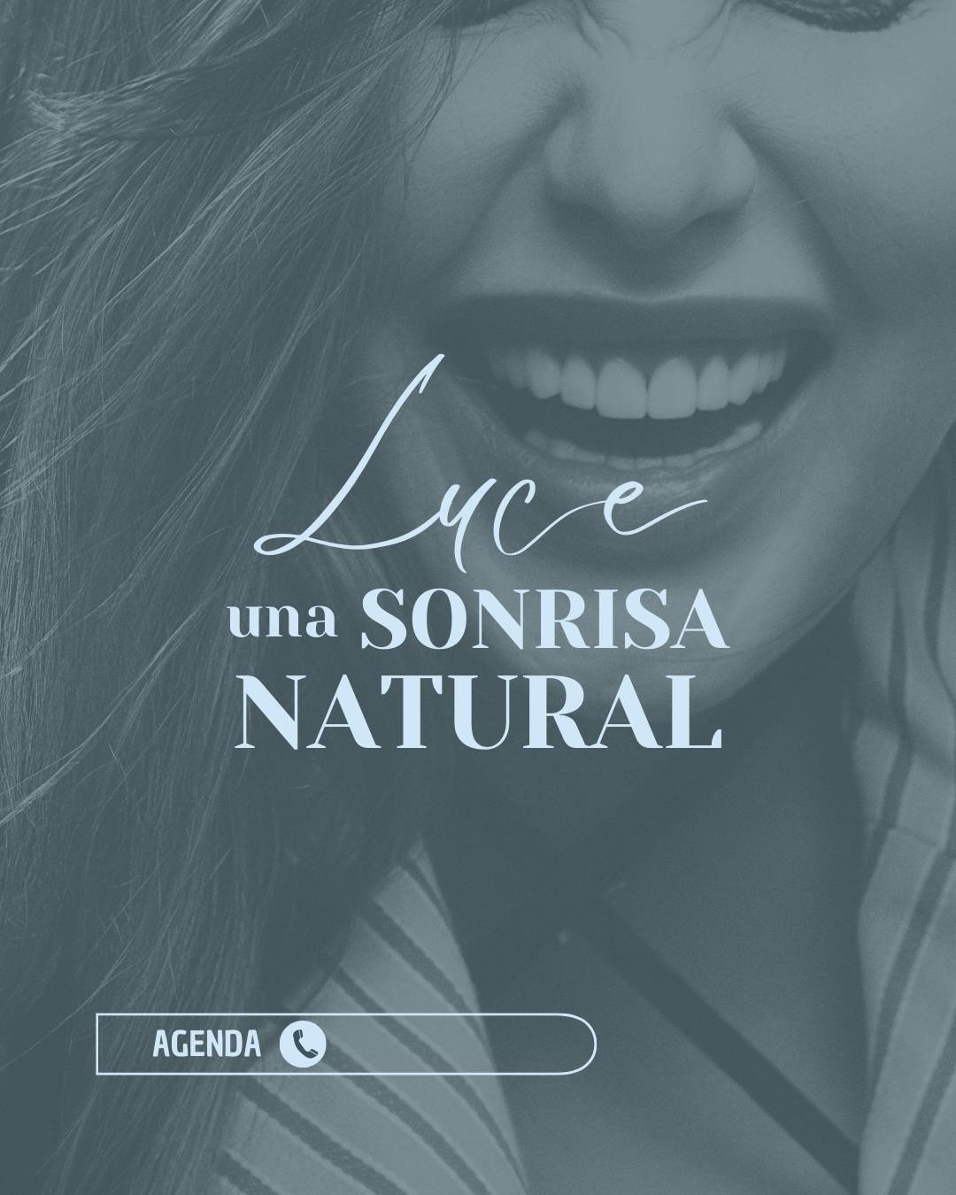 Luce una sonrisa natural