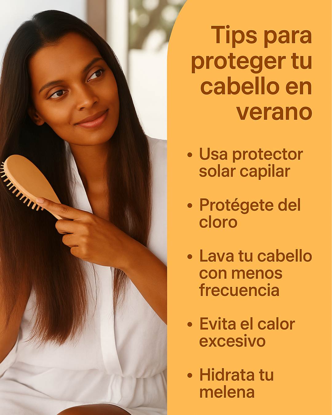 Tips para proteger tu cabello en verano