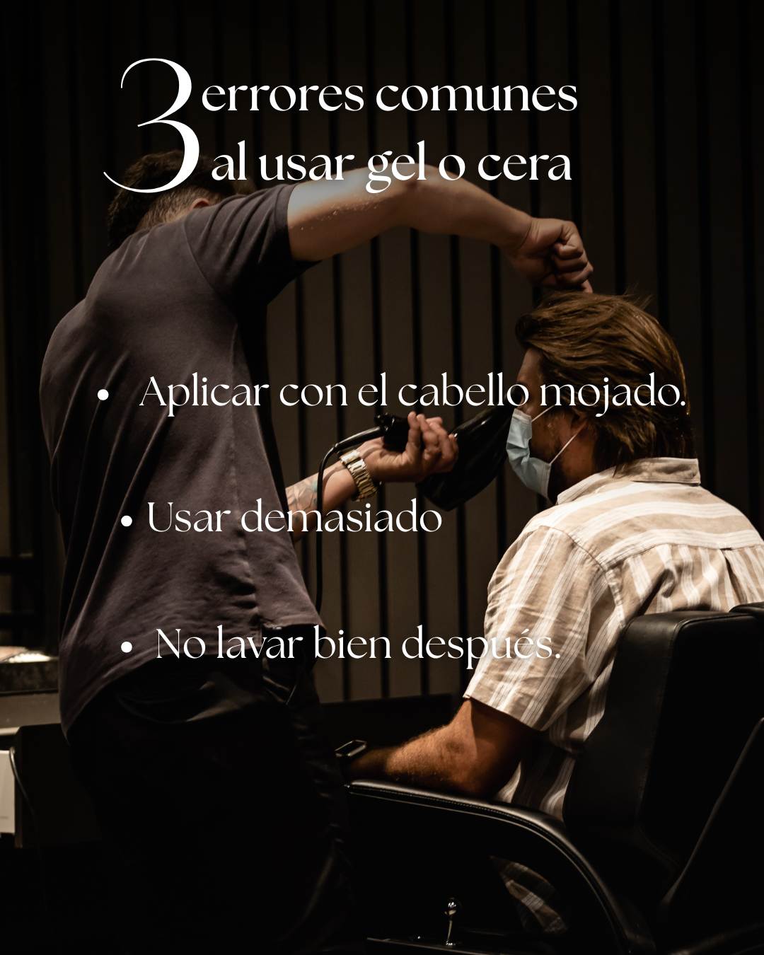 3 errores comunes al usar gel o cera