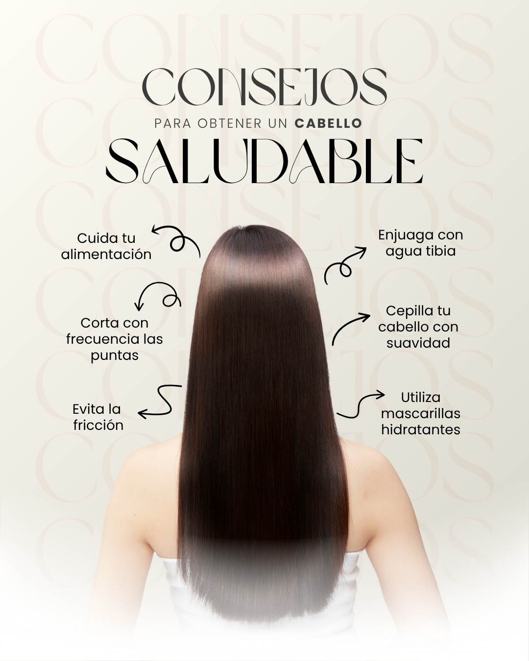 Consejos para cabello saludable