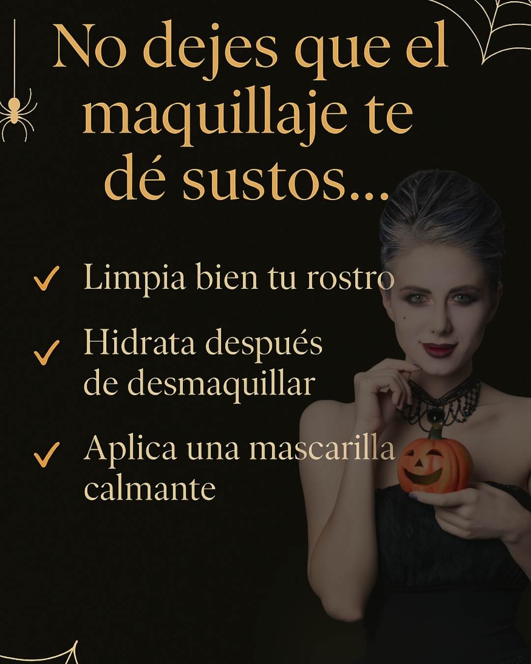 No dejes que el maquillaje te de sustos…