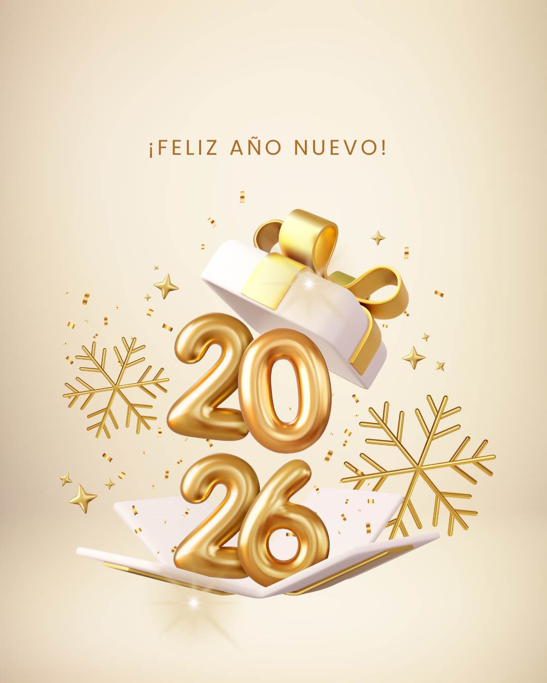 ¡Feliz año nuevo!