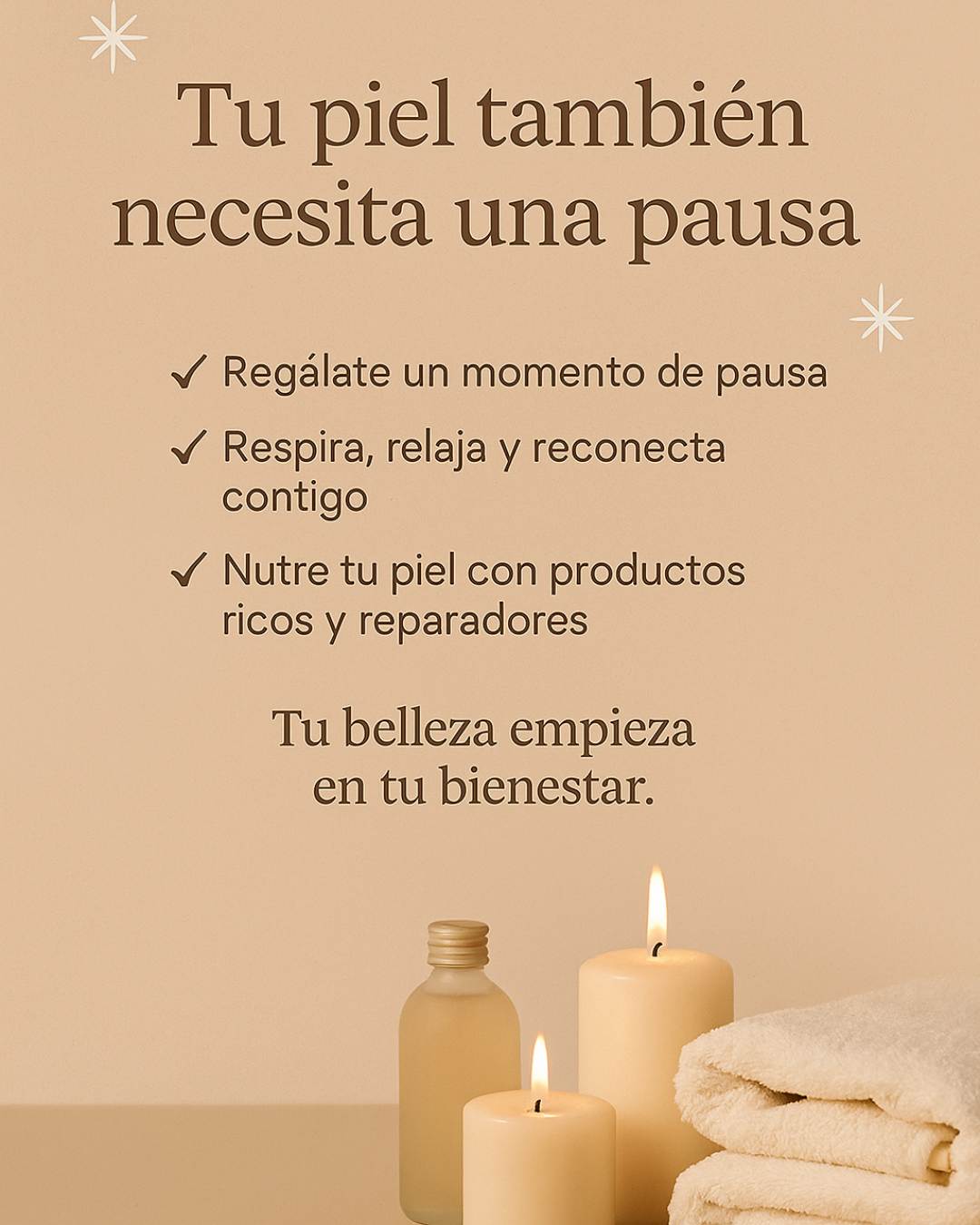 Tu piel también necesita una pausa