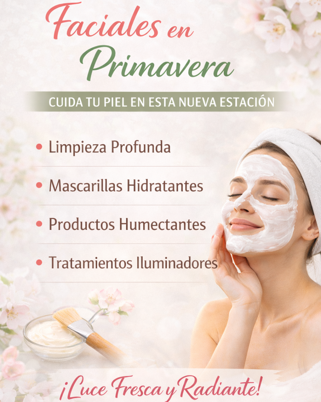 Faciales en Primavera